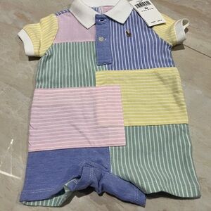 Ralph Lauren Multicolor Striped Bodysuit